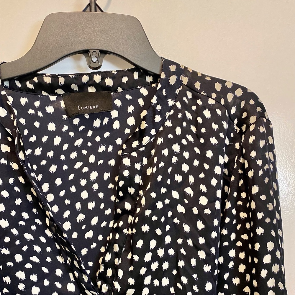 Lumiere satin blouse
